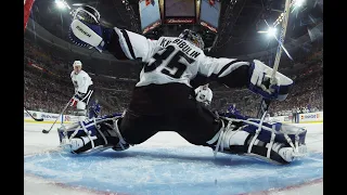 Nikolai Khabibulin's Stanley Cup winning save in game 7 (2004)