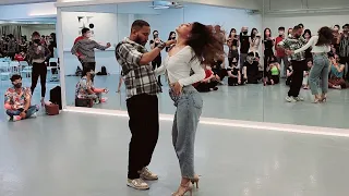 Cornel y Rithika BACHATA SENSUAL DEMO 🔥마스터클래스🔥 코넬&리디카 바차타코리아 2022.10.3