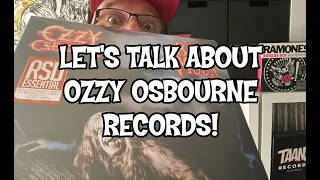 Let’s Talk About Ozzy Osbourne Records #ozzyosbourne #ozzy #MetalVinyl #vinylcommunity #heavymetal