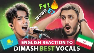 Iranian Singer Reacting To - Dimash Best Vocals ever - English Reaction