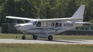 [4K] GippsAero GA8 Airvan - Cessna T210M Turbo Centurion Takeoff [EHSE]