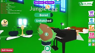 Hatching 10 jungle eggs..I got a PARROT! // Roblox Adopt me