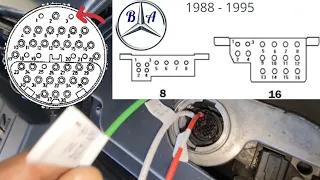 Diagnose Pre-1998 Mercedes for Free & Easily(8-16-38 Sockets)