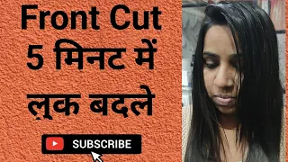 Front hair cutting step by step/layer cutting ear hair cutting/archana daily vlogs/ trending cutting
