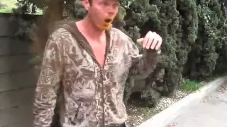 Dumb-Ass Tries To Eat Whole Bottle For Cinnamon Challenge