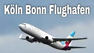 Flughafen Köln-Bonn | Flugzeug Start und Landung