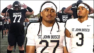 #1 St. John Bosco v Servite High 🔥 Top Team in the COUNTRY Battles Talented Trinity League Opponent