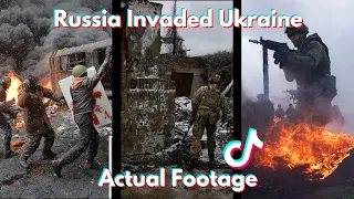 Russia Invaded Ukraine 🇺🇦🇷🇺 - Actual Footage Tiktok Compilation