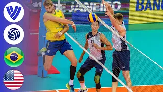 Brazil vs. USA - Full Match | Men's Volleyball World League 2016