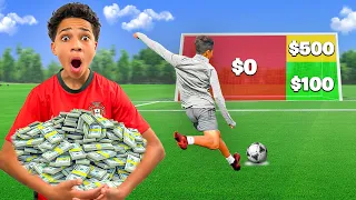 1 Goal = $100 vs. Kid Ronaldo