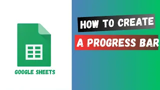 How to Create a Progress Bar with Google Sheets