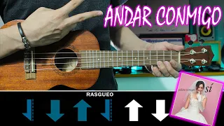 Andar Conmigo Julieta Venegas - Tutorial De Ukulele | TABS, LETRA Y ACORDES 2020