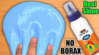 NO BORAX FEVICOL SLIME😱 How to make Slime with Fevicol without Clear Glue and Borax Activator