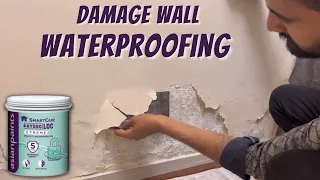 Wall Waterproofing treatment | How To Repair Damp Wall | Texture Damp  Proofing