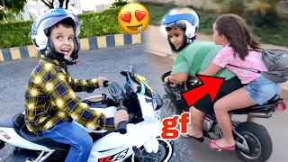 Kunali Ki Bike Par Girlfriend , Sourav Joshi vlog