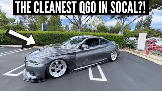 IS THIS THE CLEANEST Q60 IN SOCAL?! | 2018 Infiniti Q60 3.0T Build @abc.garage