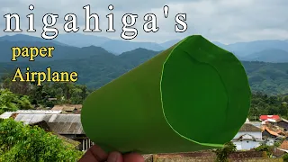 Tutorial tube paper airplane from nigahiga`s video﻿ (John Collins) | Tutorial