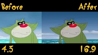 Oggy And The Cockroaches - Surf’s On (S03E26) Full Episode In HD Comparison (New Version)