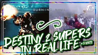 DESTINY SUPERS IN REAL LIFE - BURNING MAUL || DESTINY 2 SEASON OF THE SPLICER | FUNNY MEME #SHORTS