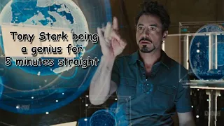 Tony Stark being a genius for 5 minutes straight