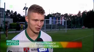 2020-09-12 3 liga: Sokół Aleksandrów Łódzki - Świt Nowy Dwór Mazowiecki 1:1 (0:1) skrót meczu