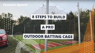 HOW TO BUILD: Pro Outdoor Batting Cage (8 STEPS)