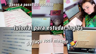 tutorial de como estudar inglês sozinho 🇺🇲 de graça, rápido e fácil