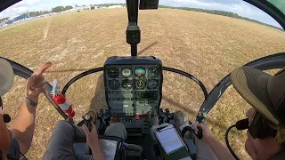 Helicopter Emergency Procedures.  Stuck Left Pedal during landing and hover - Schweizer 300.
