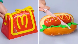 McDonald's Cake | Awesome McDonald's Sandwiches Cake Decorating Ideas