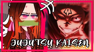 •|Kamaboko Squad((KNY))react to Jujutsu Kaisen|•// Gacha club 🇧🇷/🇺🇸