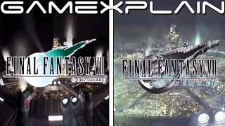 Final Fantasy VII Remake Opening Movie Head-to-Head Comparison (PS4 vs. PS1)