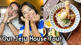 Life in Korea 🇰🇷 1 | Our Jeju House Tour & Best Udon Shop in Jeju Island | 제주 한달살기 랜선 집들이