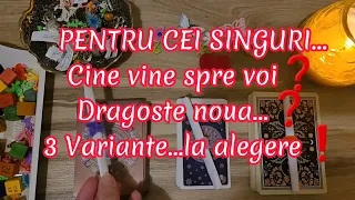 PENTRU CEI SINGURI💝CINE VINE IN VIATA VOASTRA❓️Etalare tarot interactiv, atemporal, la alegere...