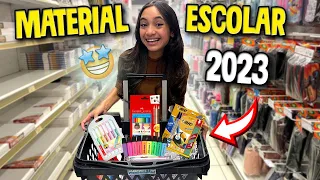 COMPRANDO MEU MATERIAL ESCOLAR DE 2023 | O MUNDO DE LARISSA