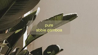 pure - abbie gamboa | Piano Karaoke [Original Key of E]