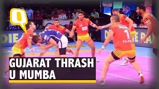 Gujarat Beat U Mumba in pro Kabaddi | The Quint