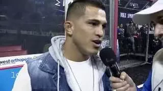 MKE Wave UFC Champion Anthony Pettis and Sergio Pettis Halftime Interview  2 21 15