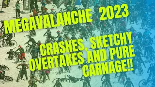 Megavalanche 2023 - Mega Challengers Race - RAW POV - Wipeouts, Near Misses & Full-on Carnage!