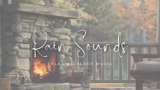 Tranquil Retreat: Fireplace Ambience with Relaxing Piano Music and Forest Views