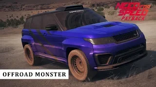 OFFROAD MONSTER - RANGE ROVER SPORT SVR - NEED FOR SPEED PAYBACK