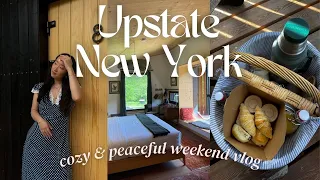 UPSTATE NEW YORK VLOG: A cozy & peaceful weekend getaway for memorial day weekend 💛