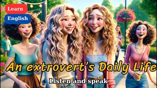 Improve Your English | An extrovert’s Daily Life | English Listening Skills | English Mastery