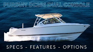 Pursuit DC 266 Dual Console Boat Walkthrough Review