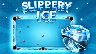 8 Ball Pool - How to Play Slippery Ice Table 😳 Rings + 20 Pieces Wonderland Cue