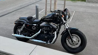 💥 Harley-Davidson Sportster Forty Eight | EXTREMELY LOUD drive by | Kess-Tech Exhaust 💥🤤