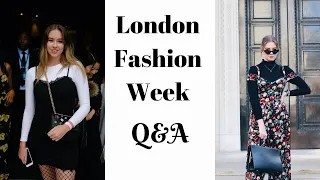 LFW Q&A | How to get invited to London Fashion Week? Free food? Free clothes?