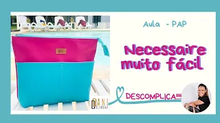 Como fazer uma necessaire muito fácil | PaP | Ao Vivo