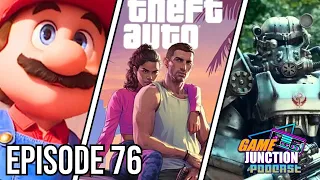 Mario Movie 2, GTA VI 2025, Deviation Games Closure ┃ Game Junction Podcast #76