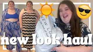 SPRING SUMMER AT NEW LOOK | plus size fashion try on haul ft. swimwear and bikinis!