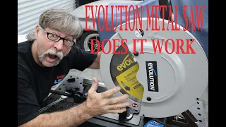 We unbox and test the Evolution Metal Chop Saw